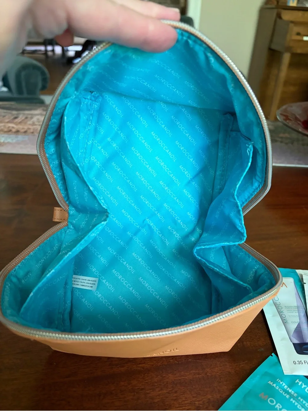 New Moroccanoil Cosmetic Pouch bundle